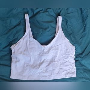 Blue Linen Align Tank